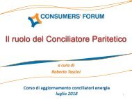 7. Il ruolo del Conciliatore Paritetico (Tascini)