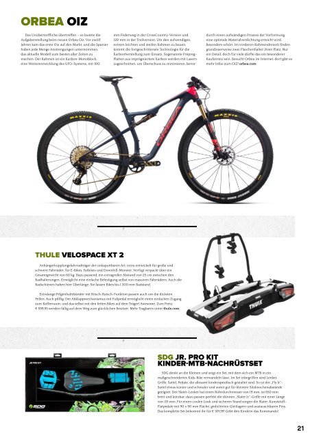 pedaliéro XXL 2018 Magazin für Geländeradsport
