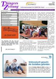 Thingerzeitung Juni/Juli 2018