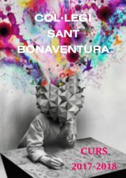 REVISTA ESCOLAR SANT BONAVENTURA 2017 2018