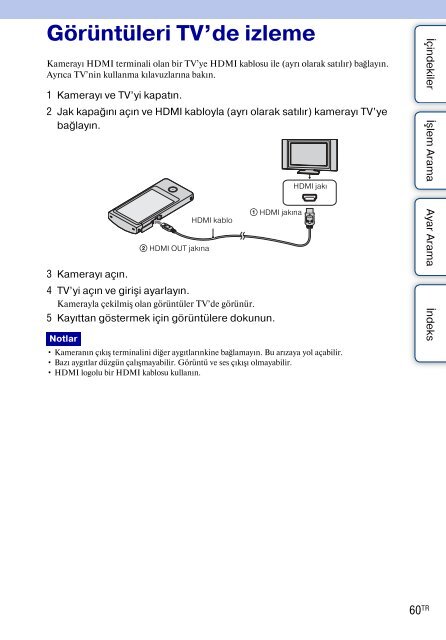 Sony MHS-TS20 - MHS-TS20 Istruzioni per l'uso Turco