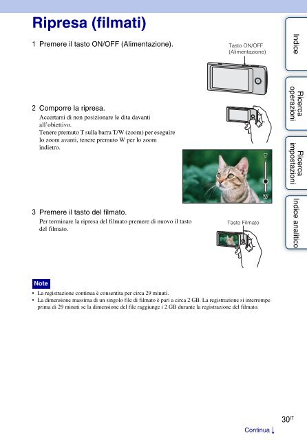 Sony MHS-TS20 - MHS-TS20 Istruzioni per l'uso