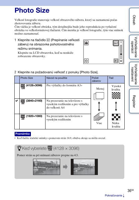 Sony MHS-TS20 - MHS-TS20 Istruzioni per l'uso Slovacco