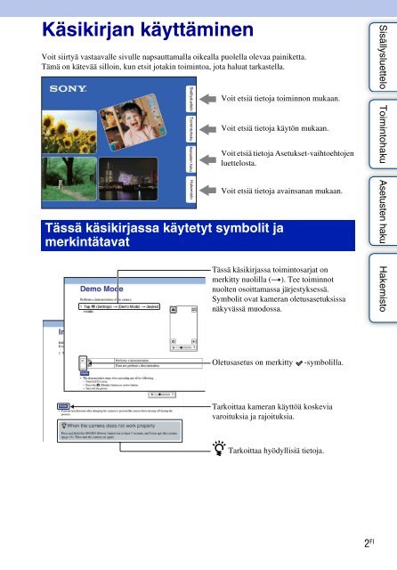 Sony MHS-TS20 - MHS-TS20 Istruzioni per l'uso Finlandese