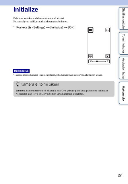 Sony MHS-TS20 - MHS-TS20 Istruzioni per l'uso Finlandese