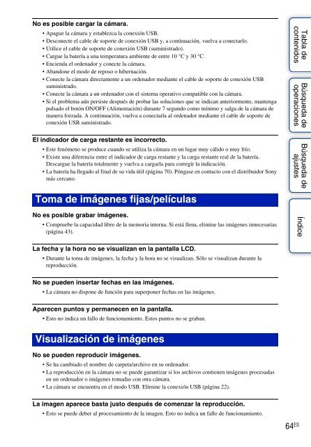 Sony MHS-TS20 - MHS-TS20 Istruzioni per l'uso Spagnolo