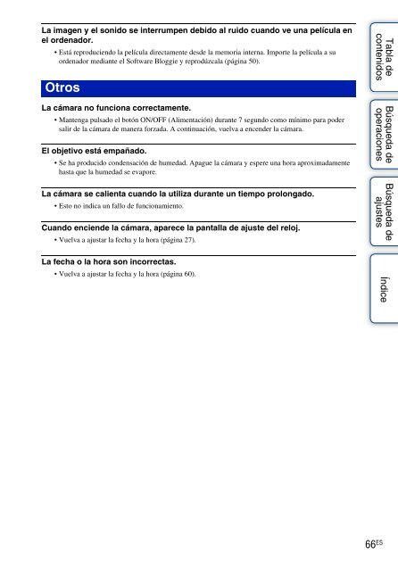 Sony MHS-TS20 - MHS-TS20 Istruzioni per l'uso Spagnolo