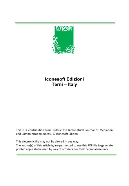 Iconesoft Edizioni Terni – Italy