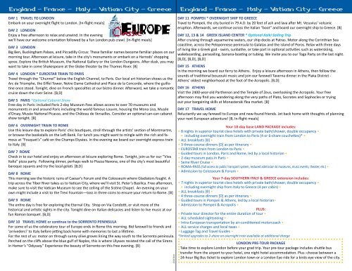 Europe Brochure - California State University, Fullerton