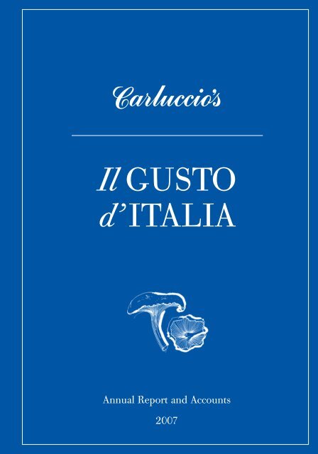 Il GUSTO d' ITALIA - Carluccio's