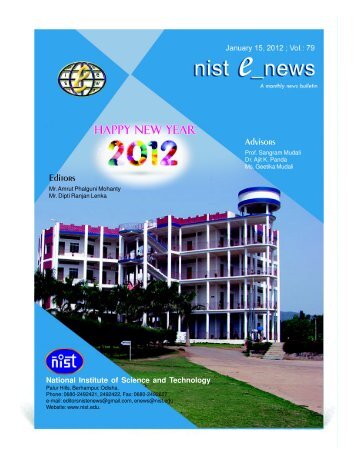 NIST e-NEWS(Vol 79, January 15, 2012