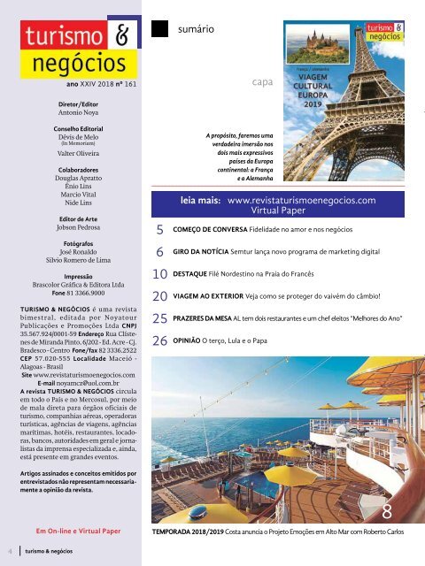 Revista Turismo & Negócios 161