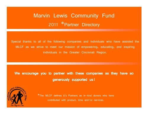 Eagle Golf Cars, LLC - Marvin Lewis Community Fund