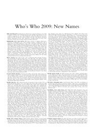 New names 2009 minus contact details.fm - Telegraph