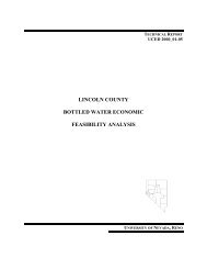 Lincoln County Bottled Water Economic Feasibility Analysis