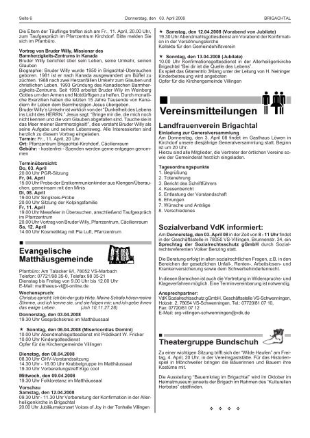 C:\Daten\Ventura 8\14161.vp - Gemeinde Brigachtal