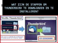 WAT ZIJN DE STAPPEN OM THUNDERBIRD TE DOWNLOADEN EN TE INSTALLEREN