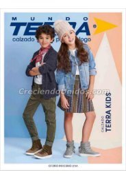 #639 Catálogo Mundo Terra Kids Otoño Invierno 2018 por Mayoreo