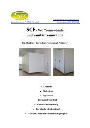 WC-Trennwand