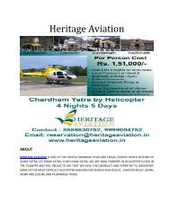Heritage Aviation PVT. LTD.