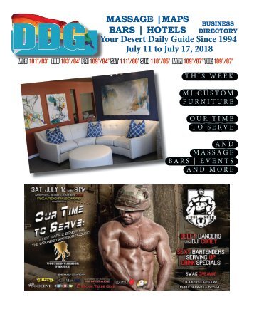 Palm Springs California LGBT summer! This week July 11 to July 17, 2018.