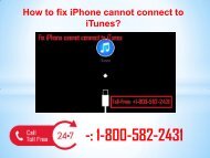 +1-800-582-2431 fix iPhone cannot connect to iTunes