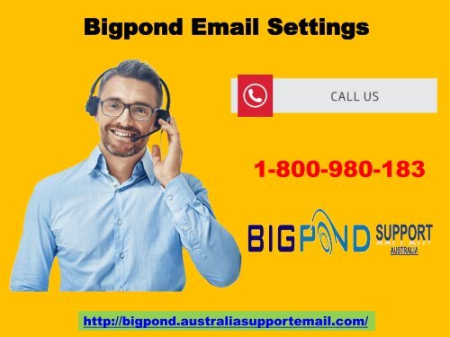  Quick Solution | Bigpond Email Settings 1-800-980-183