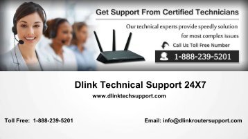 Dlink Technical Support By Expert At 1-888-239-5201