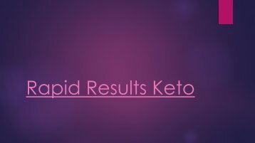 Rapid Results Keto