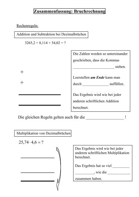 Bruchrechnen