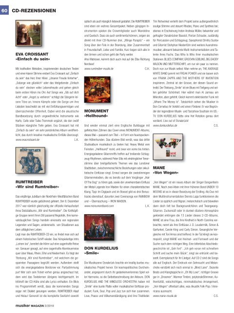 Musiker Magazin 2/2018