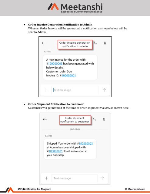 Magento SMS Notification