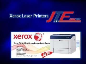 Xerox Laser Printers | Jtfbus.com