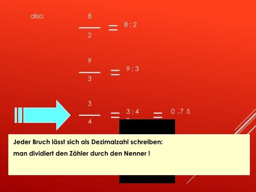 Brüche und DB Gesamt WH