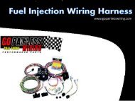 Fuel Injection Wiring Harness