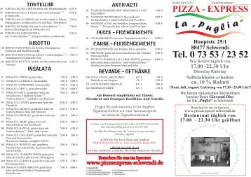 Mitnahmekarte Diso.cdr - Pizza Express Schwendi La Puglia