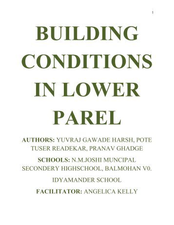 Building Conditions in Lower Parel