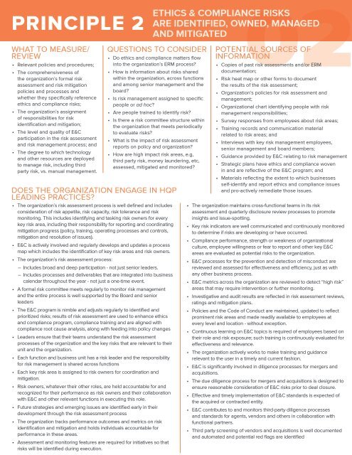 ECI Maturity Model - DRAFT