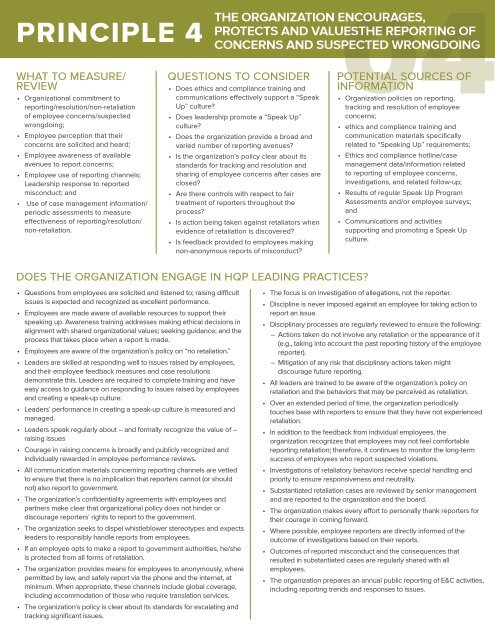 ECI Maturity Model - DRAFT