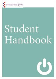 Student Handbook - University of Essex Online