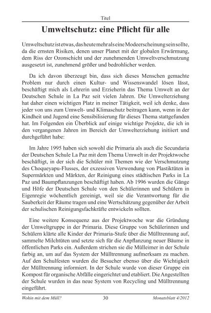 IV - CCA Monatsblatt