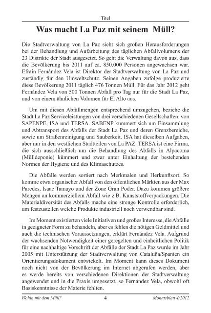 IV - CCA Monatsblatt