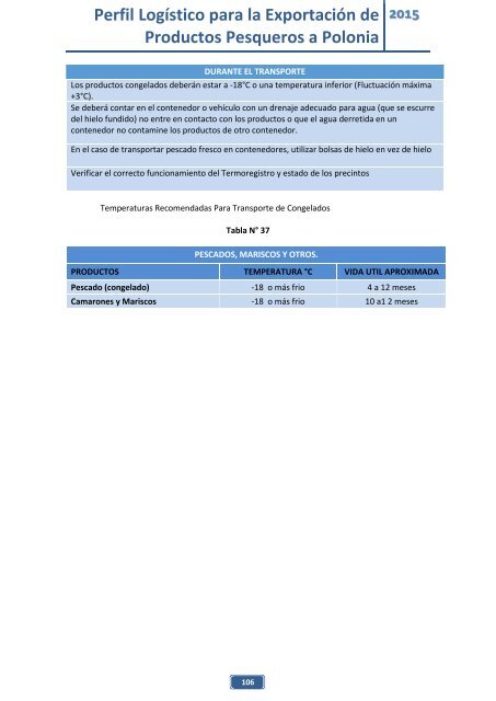 PERFIL LOGISTICO DE EXPORTACION A POLONIA