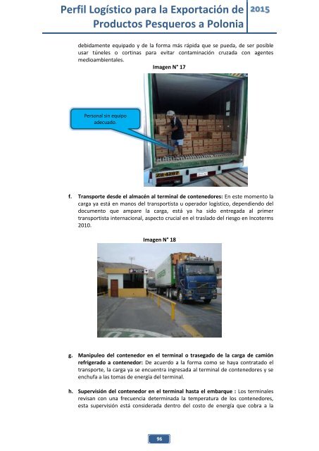 PERFIL LOGISTICO DE EXPORTACION A POLONIA