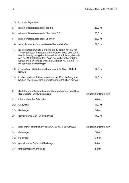 Mitteilungsblatt Nr. 16 - Mitte August - Zapfendorf