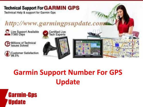 Garmin Support Number For GPS Update