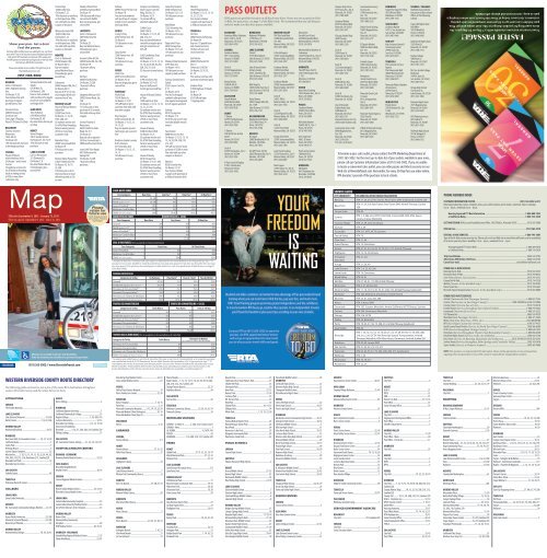 View the current System Map Riverside Transit Agency