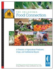 Oklahoma Food Connection (PDF) - Kerr Center