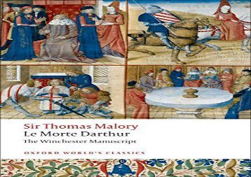 PDF Download Le Morte Darthur The Winchester Manuscript (Oxford World s Classics) Any Format