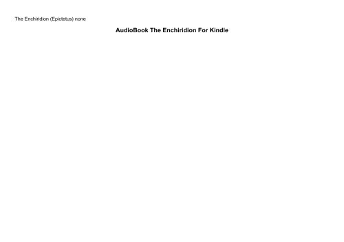 AudioBook The Enchiridion For Kindle